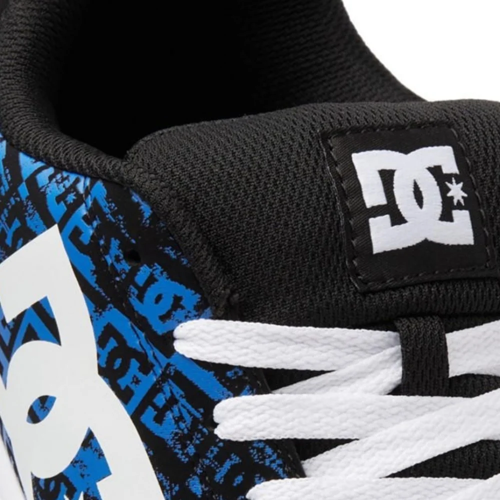 DC- Serial Graffik Trainers - Blue, black and white- Size 11.5 - Picture 3 of 6